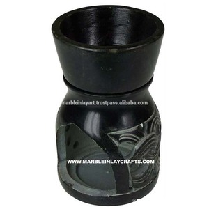 Fragrance Soapstone Handmade Aroma <b>Oil</b> <b>Diffuser</b> Lamp - Product Image 1