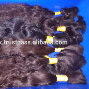 Donneur unique en vrac indien vierge Remy extensions de cheveux humains de l'Inde une dame Temple Collection Machine Double trame 100g - Product Image 2