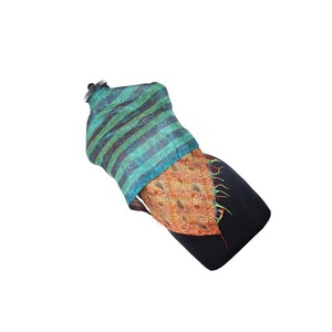 Kantha Work Silk Handmade Vintage Style Scarf Trendy Design for Girls SC1218 Scarves Vintage Kantha Hand Stitched Cotton Allover - Product Image 1