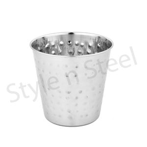 Tasses à frites en acier inoxydable, boîte d'emballage avec forme de cône, tasse à frites au prix de gros - Product Image 1