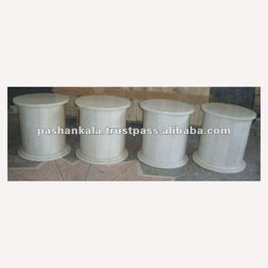 White Handmade <b>Table</b> Bases - Product Image 1