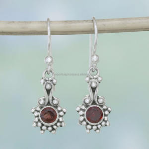 Elegantes pendientes colgantes de Plata de Ley 925, piedras preciosas de cuarzo amatista fina, joyería para boda/Fiesta, regalo para mujer, suministro a granel - Product Image 2