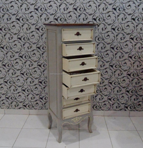 Muebles franceses dormitorio clásico Tallboy cofres de cajones - Product Image 3