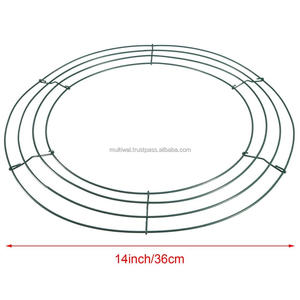 Forma de corona de metal para puerta de Navidad de hierro para decoración del hogar - Product Image 5