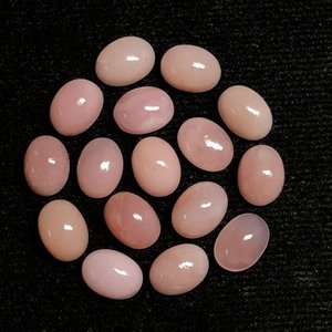 7mm 8mm 9mm ópalo Rosa Natural liso ovalado calibrado tamaño parte posterior plana cabujón suelto piedra preciosa del fabricante comprar directo en línea - Product Image 1