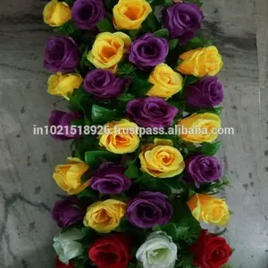 Atacado o mais novo estilo vermelho azul roxo amarelo mix flor artificial cravos