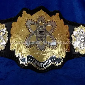 Ouro grande cinturão de campeão de wrestling