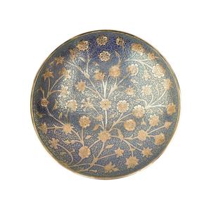 Venta directa de fábrica, cuenco decorativo de Latón chapado a mano, diseños en relieve de porcelana, fabricante, venta al por mayor, artesanías de regalo de Metal - Product Image 2