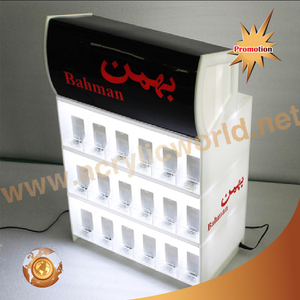 Distributeur de cigarettes avec poussoirs/présentoir de cigarettes mural en acrylique/support de présentoir de cigarettes en acrylique led - Product Image 1