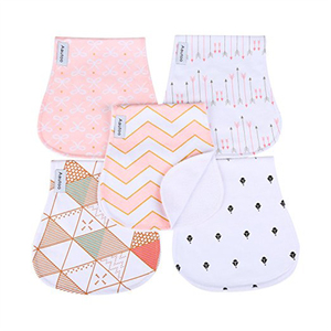 FBA Manufacturer Organic Cotton Baby Boy Burp Cloths - Product Image 1