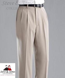 Pantalon d'affaires décontracté en coton tissé pour homme, pantalon élégant de Service personnalisé, 2021 - Product Image 5