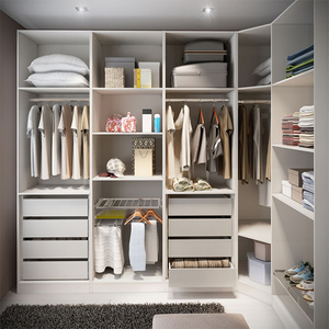 Prima MDF Walk in Closet Wooden <strong>Wardrobe</strong> Solid Wood Indoor Wall <strong>Wardrobe</strong> Bedroom Furniture <strong>Storage</strong> <strong>Unit</strong> - Product Image 4