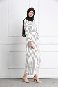Impresionante vestido informal para mujer Kaftan Dubai musulmán islámico Abaya - Product Image 4
