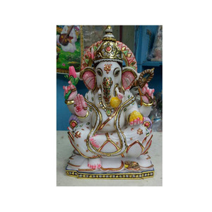 Antique Marble Ganesh Murti - Product Image 1