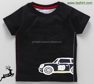 online shopping <b>cheap</b> wholesale tirupur fashion design printed high quality cotton baby cartoon kids t-shirt manufacturer india - Product Image 4