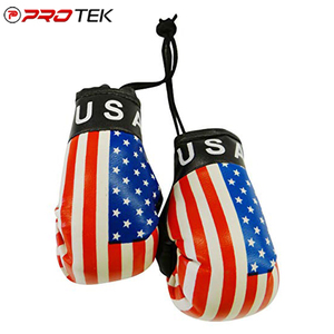 Mini gants de boxe avec drapeau des états-unis, livraison gratuite - Product Image 1