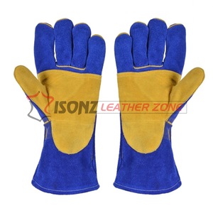 Guantes de Soldadura de Cuero Vacuno para Soldadura TIG, Guantes de Soldadura de Argón, Guantes de Cuero Vacuno ISONZ Leather Zone - Product Image 2