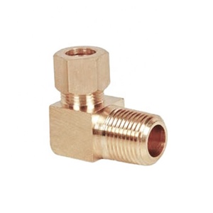 Conectores de Compresión de Latón de 10 mm, Conector en T de Latón Resistente a Fugas, Solución de Plomería Industrial - Product Image 1
