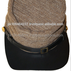 Venta al por mayor de uniforme de reproducción personalizado requisito Logo moda Jean 100% lana kepis sombreros - Product Image 2