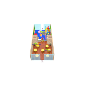 Patio interior de 90 metros cuadrados con diseño personalizado para escuelas y centros comerciales - Product Image 1