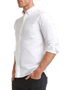 เสื้อเชิ้ตอ็อกซ์ฟอร์ดทรงเข้ารูปสำหรับผู้ชาย คุณภาพสูง แขนยาว สั่งตัดได้ สไตล์ลำลอง ผ้าฝ้ายป๊อปลิน สำหรับฤดูร้อน ไซส์ใหญ่ ชุดทำงาน ชุดทางการ ย้อมสี - Product Image 2