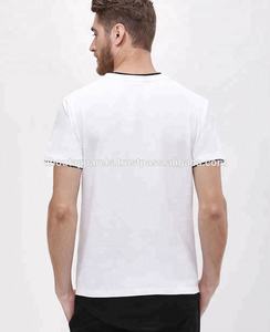 เสื้อยืดสีขาวเรียบง่ายราคาถูกแฟชั่นใหม่ปี 2026 ขายส่งแบบสลิมฟิต ผ้าฝ้ายระบายอากาศได้ดี - Product Image 3