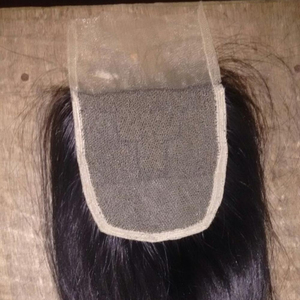 Cheveux humains naturels en vrac et fermetures de cheveux d'Inde. Fermetures en dentelle transparente de bonne qualité, cheveux bruts indiens de Chennai. - Product Image 2