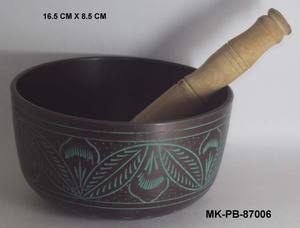 Cuenco de canto Tibetano para meditación, cuenco de Metal mezclado a la moda para decoración del hogar y utensilios de cocina - Product Image 2