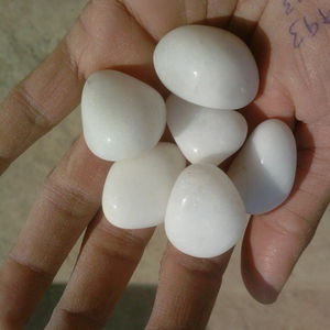 Remplisseur de vase en pierre naturelle polie de style moderne Décor de jardin artificiel polyvalent pour la décoration de la maison et du bureau - Product Image 1