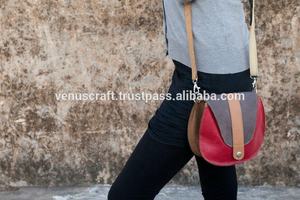 100% cuir véritable Vintage Style occidental Preppy bandoulière sacs à bandoulière avec rabat imprimé léopard multicolore Unique pour dames - Product Image 5