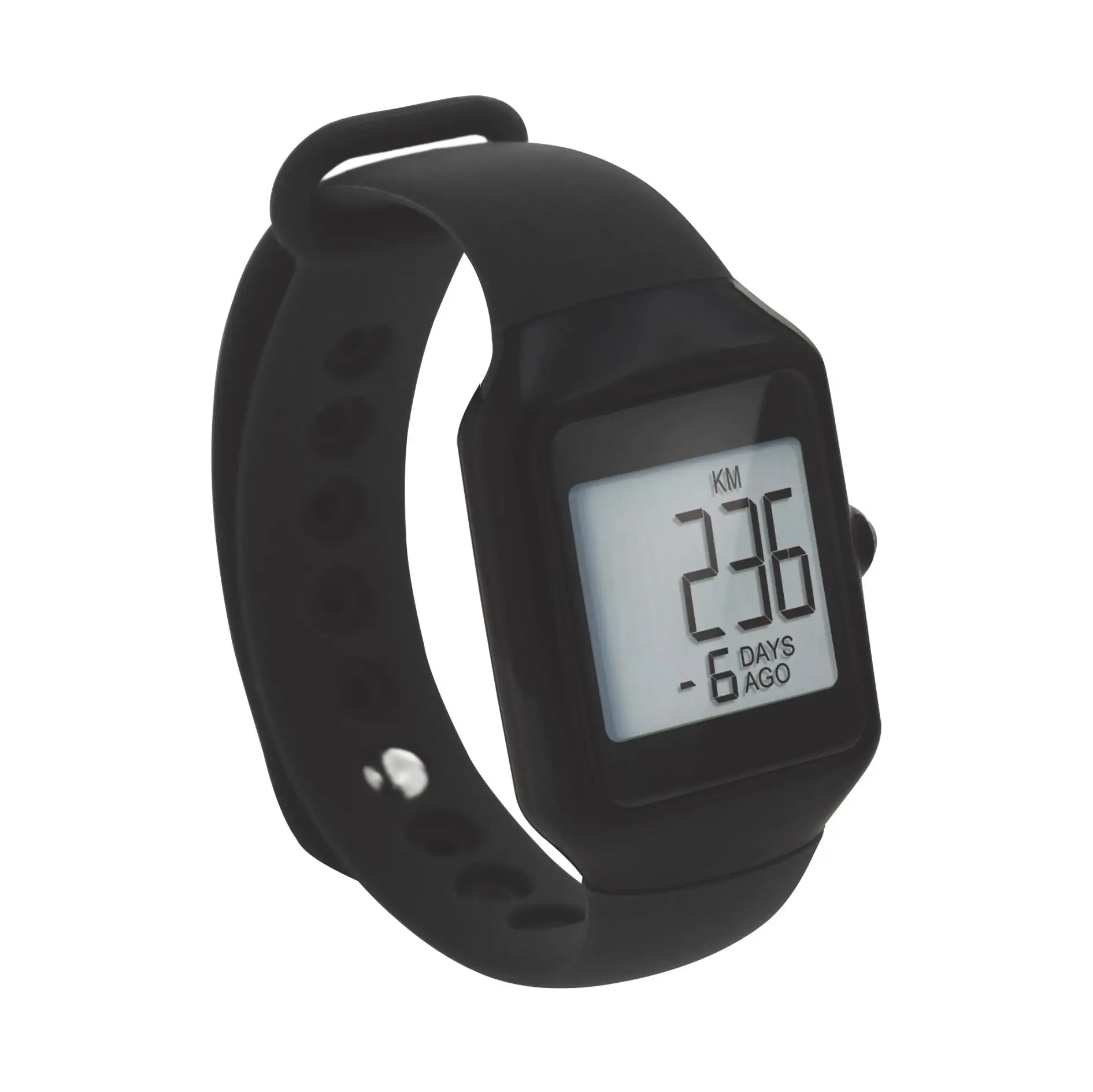3D Pedometer Watch with one tap mode change function with 14 day Memory