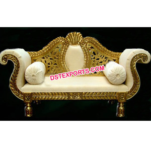 โซฟาจัดงานแต่งงานที่นั่งทองทองเหลืองความรักเอเชียโซฟาแต่งงานสำหรับฟังก์ชั่น - Product Image 1