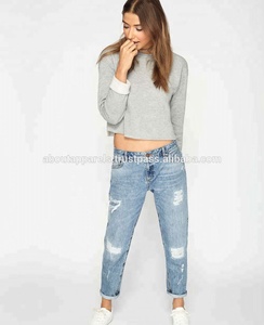 เสื้อครอปแขนยาวสำหรับผู้หญิงเสื้อครอประบายอากาศได้แฟชั่นทันสมัย - Product Image 4