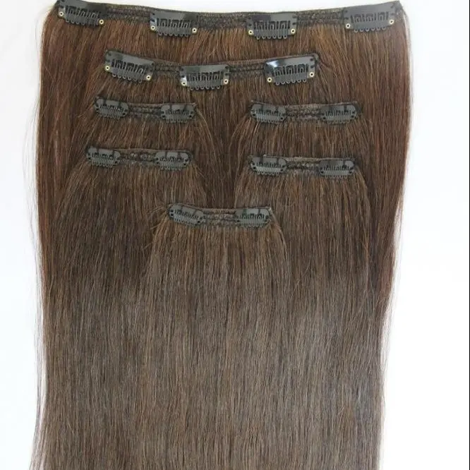 थोक उच्च गुणवत्ता रेमी मानव बाल विस्तार में सबसे अच्छा बेच प्रीमियम प्राकृतिक क्लिप बाल विस्तार