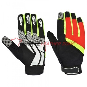 Guantes mecánicos personalizables Guantes de mano de poliéster de cuero de uso general Guantes desechables resistentes a productos químicos Forro de nailon - Product Image 1