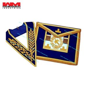 Mandil masónico de regalia, venta al por mayor, conjunto de Mandil, según su propio diseño - Product Image 1