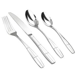 Stainless Steel Cutlery <b>Set</b> for Restaurant Cheap Silver <b>Flatware</b> <b>Set</b> Spoons Forks and Knife Antique Metal with Nickel Finished - Product Image 1