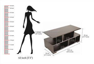 <b>Shelves</b>-Enhanced Center <b>Table</b> and Coffee <b>Table</b> Set - Product Image 4