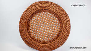 Vietnam Wholesale Luxury Wedding Charger <b>Plates</b> Eco-Friendly Custom Colors <b>Bamboo</b> Dish with Food Cover for Kitchen Dining Use - Product Image 4