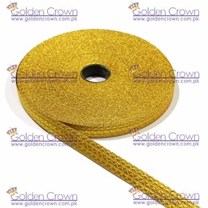 Tresse militaire en Mylar doré, dentelle de bâton doré | Tresse militaire dorée - Product Image 4