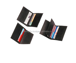 Tarjetero de cuero PU de moda para hombres, tarjetero de crédito con diseño elegante - Product Image 1