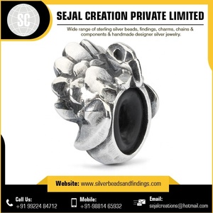 Cuentas espaciadoras de plata esterlina de la mejor calidad al por mayor - Product Image 2