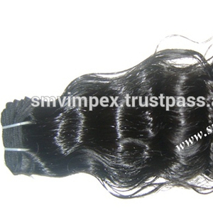 100% Cabellos humanos. Cabello humano de un donante crudo alineado con cutícula. Cabello ondulado de extensión humana cruda teñible - Product Image 2
