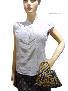 Bolso bandolera de Metal multicolor con asa de mano, bolso de noche para uso diario o de boda, monedero estampado - Product Image 3