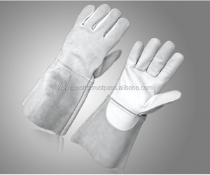 Supérieure Grain Kidskin Cuir Gants De Soudage TIG/Sveisehansker - Product Image 3