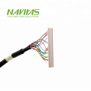 Faisceau de câblage personnalisé pour écran LCD LVDS haute vitesse OEM 30 broches 1.25mm à 40 broches - Product Image 5