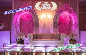 Bougie murale ovale pour mariage, 40 pièces, décoration de toile de fond, panneau ovales, décoration de scène de mariage - Product Image 5