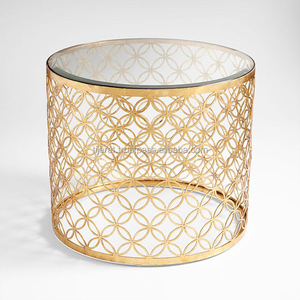 MESA DE BODA dorada, mesa lateral para sofá, mesa de centro moderna - Product Image 5