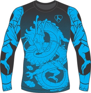 MMA BJJ เสื้อรัดรูปแขนยาวสำหรับผู้ชาย,กันผื่นแขนยาว - Product Image 3