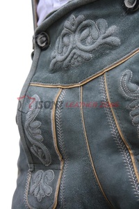 เฮอร์เรน TRACHTEN/เครื่องแต่งกายของผู้ชาย TRACHTEN LEDERHOSEN สีน้ำตาลเข้ม - Product Image 2